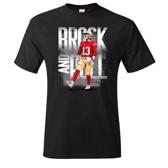 Brock Purdy Brock And Roll San Francisco 49ers T-shirt D6533 - Picture 1 of 1